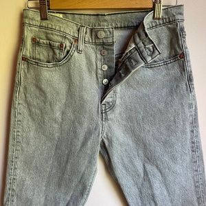 Levi’s 501s Light Gray Wash W27 x L28
